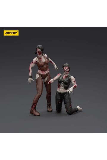Zombie Dark Source Action Figures 2-Pack Female wrestlers 8 cm