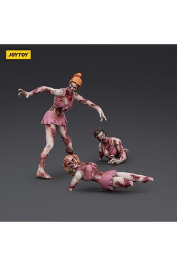 Zombie Dark Source Action Figures 3-Pack Cheer Leaders 8 cm
