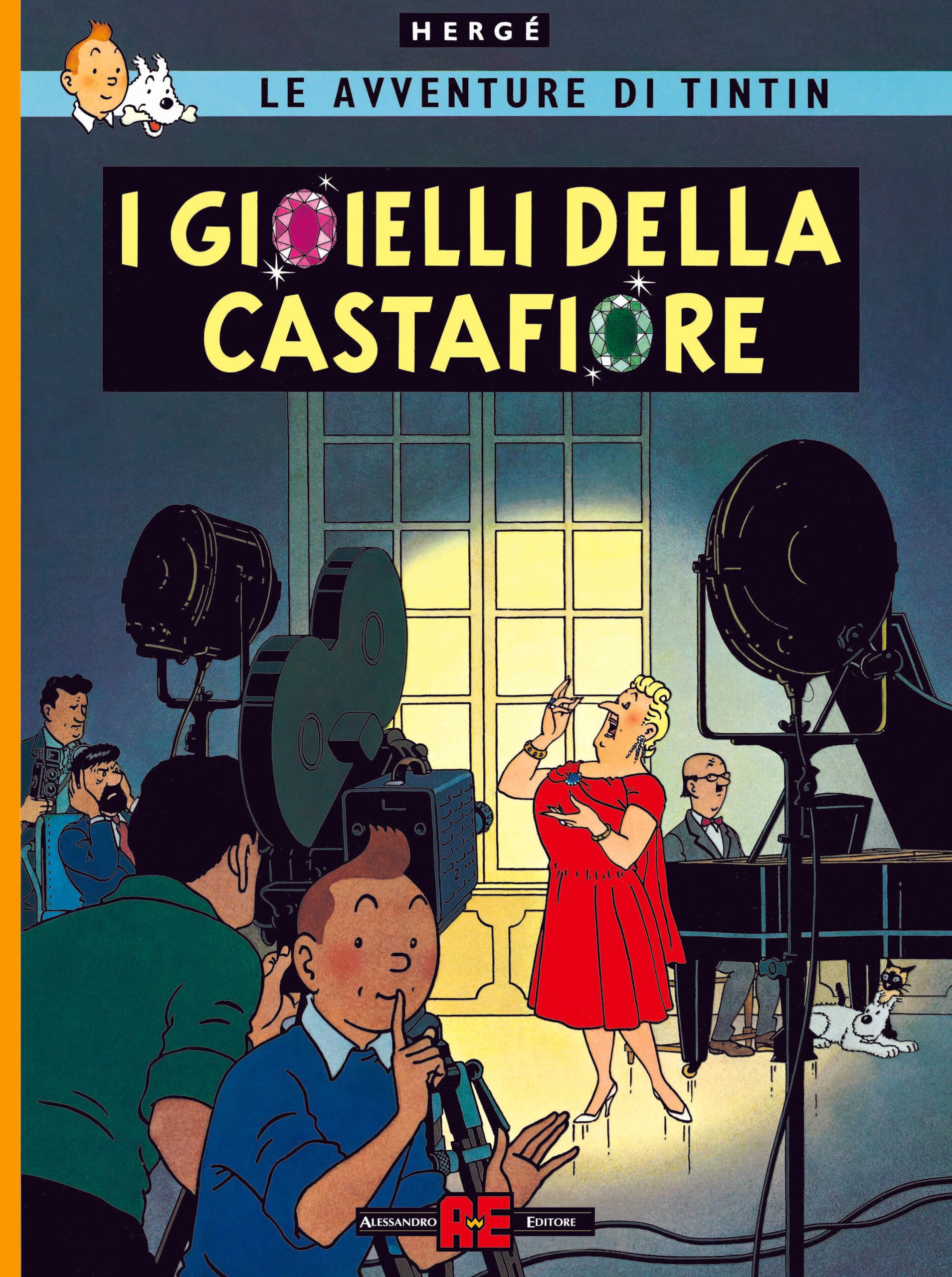 Le Avventure di Tintin - I Gioielli della Castafiore - Alessandro Editore - Editoriale Cosmo - Italiano