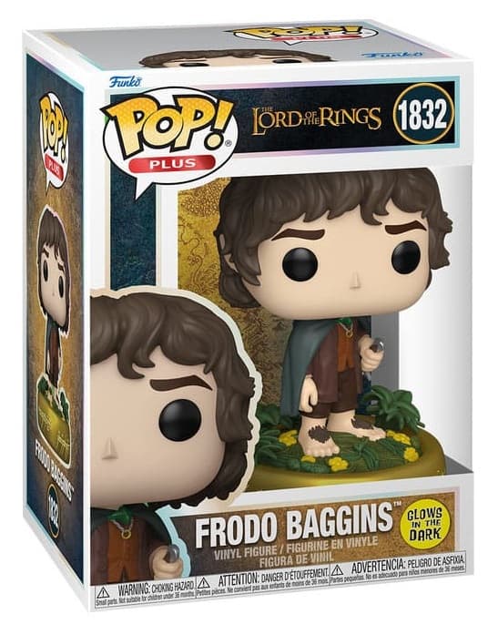 Lord of the Rings Funko POP! Plus Movies Vinyl Figures Frodo Baggins (GW) 9 cm #1832 - Plus