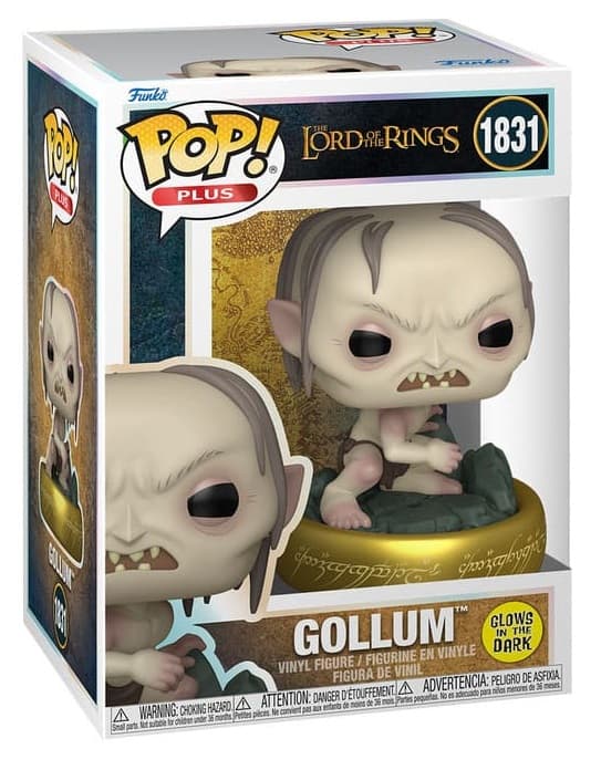 Lord of the Rings Funko POP! Plus Movies Vinyl Figures Gollum (GW) 9 cm #1831 - Plus