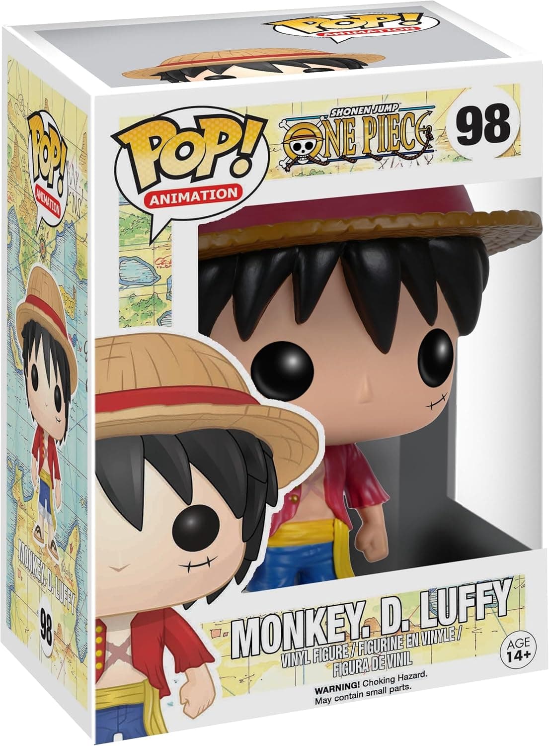 One Piece Funko POP! Television Vinyl Figure Monkey D. Luffy 9 cm #98 - Animation
