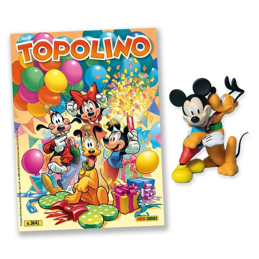 Topolino - Supertopolino 3641 + Statua Topolino e Pluto - Panini Comics - Italiano