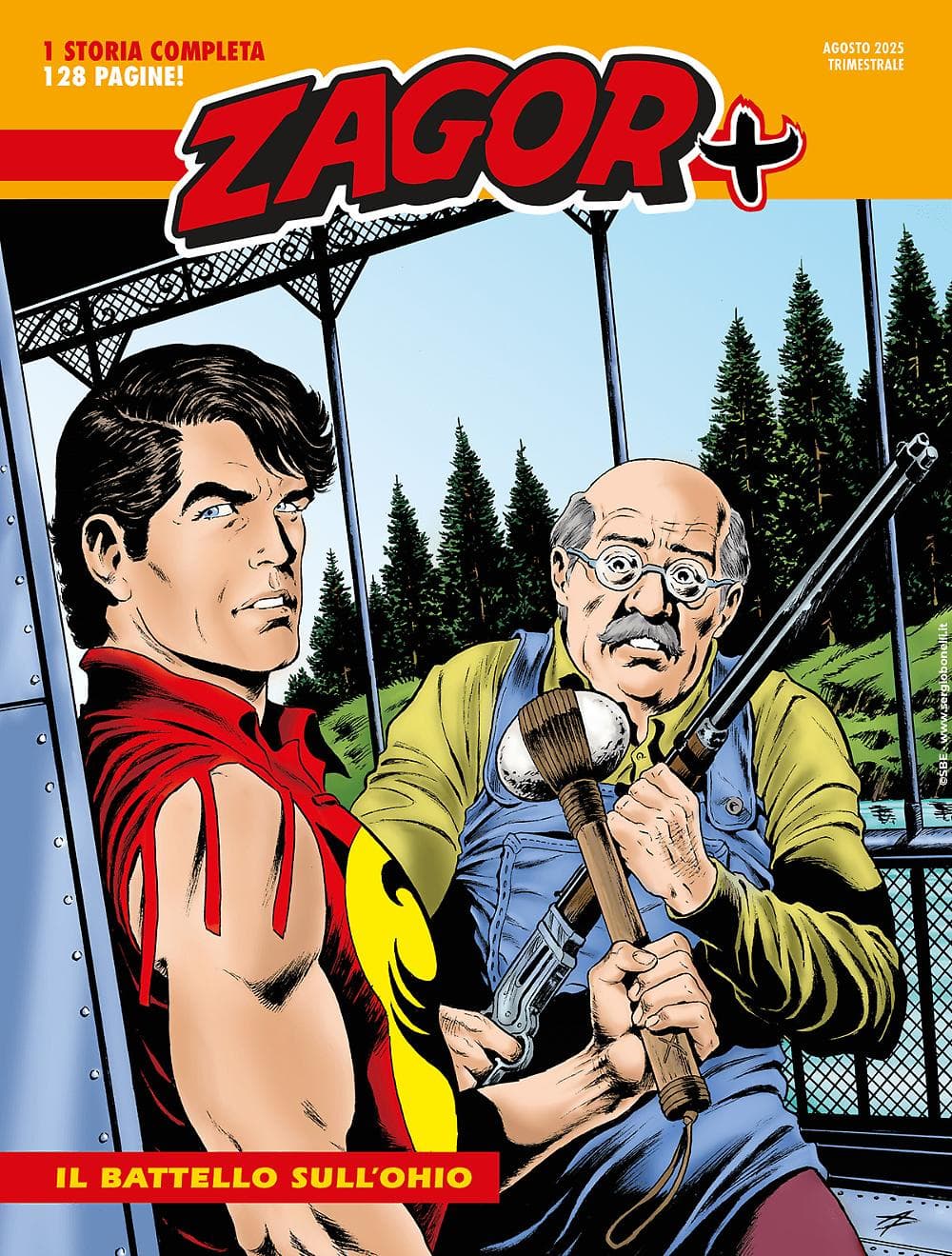 Zagor Più 18 - Il Battello sull'Ohio - Maxi Zagor 59 - Sergio Bonelli Editore - Italiano