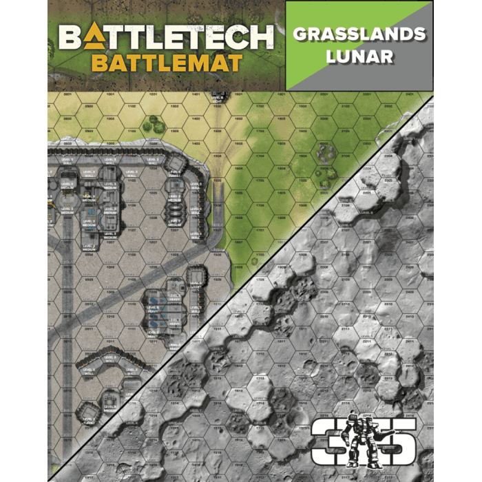BattleTech - Battlemat - Lunar-Grasslands