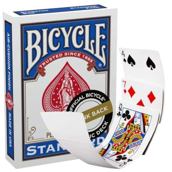 Carte Bicycle - Blank Back - Standard Face - Blu