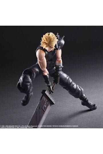 Final Fantasy VII Remake Play Arts Kai Action Figure Cloud Strife Ver. 2 27 cm