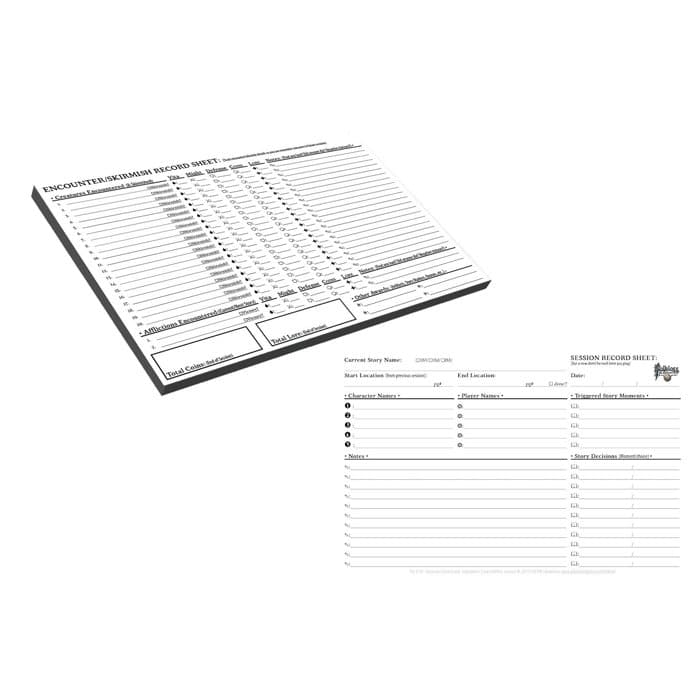 Folklore - The Affliction - Encounter Record Pads Promo