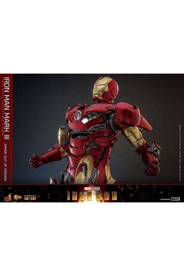 Iron Man Movie Masterpiece Diecast Action Figure 1/6 Iron Man Mark III (Armor Suit Up Version) 32 cm