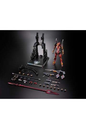 Neon Genesis Evangelion Metal Build Action Figure Eva Production Model-02 30th with the Spear of Cassius 22 cm
