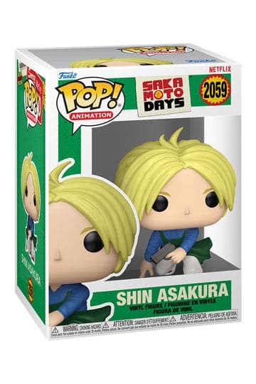 Sakamoto Days POP! Animation Vinyl Figures Shin 9 cm #2059 - Animation