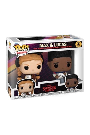 Stranger Things Funko POP! Animation Vinyl Figures 2-Pack Max & Lucas 9 cm - Television