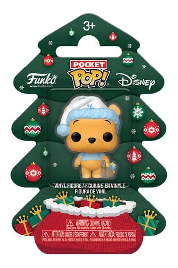 Winnie the Pooh Holiday 2025 Pocket Funko POP! Vinyl Keychains Pooh Tree Holiday Box 4 cm - Disney