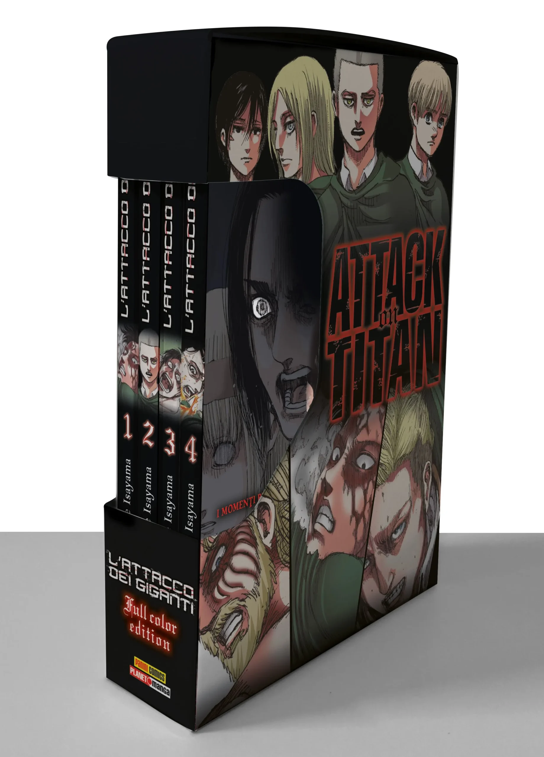 L'Attacco dei Giganti - Full Color Edition Cofanetto (Vol. 1-4) - Panini Comics - Italiano
