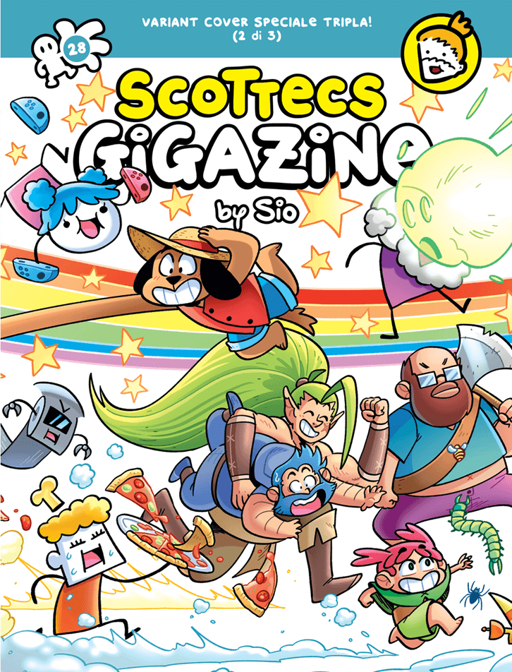 Scottecs Gigazine 28 - Variant Fumetterie - Gigaciao - Italiano
