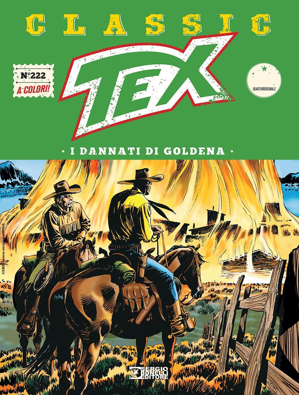 Tex Classic 222 - I Dannati di Goldena - Sergio Bonelli Editore - Italiano