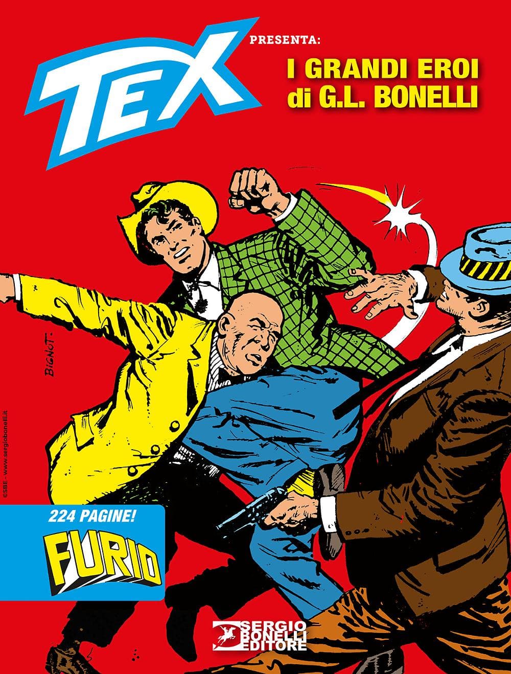 Tex Presenta: I Grandi Eroi di G. L. Bonelli - Collana Almanacchi 192 - Sergio Bonelli Editore - Italiano