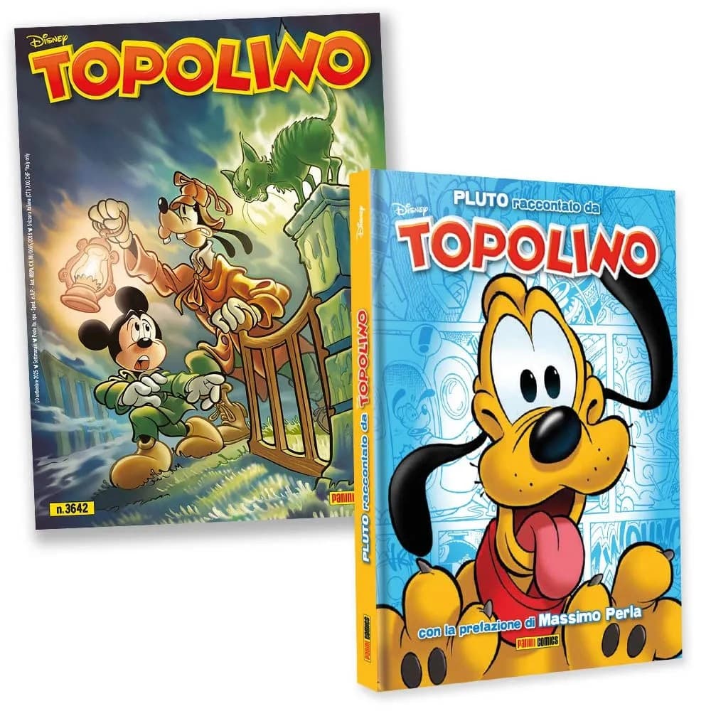Topolino - Supertopolino 3642 + Topolibro "Pluto Raccontato da Topolino" - Panini Comics - Italiano