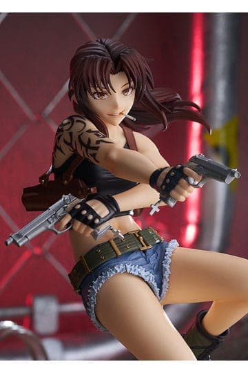 Black Lagoon Pop Up Parade PVC Statue Revy L Size 21 cm