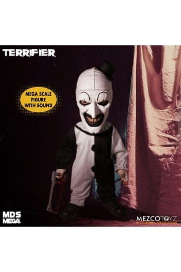 Terrifier MDS Mega Scale Plush Doll Art the Clown with Sound 38 cm