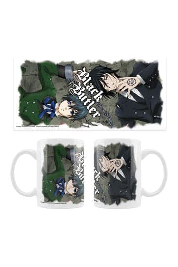 Black Butler Ceramic Mug Ciel, Sebastian