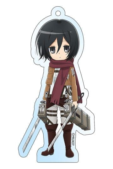 Attack on Titan Acrylic Keychain Mikasa Holographic 8 cm