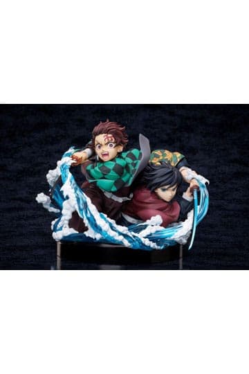 Demon Slayer: Kimetsu no Yaiba PVC Statue Tanjiro & Giyuu 13 cm