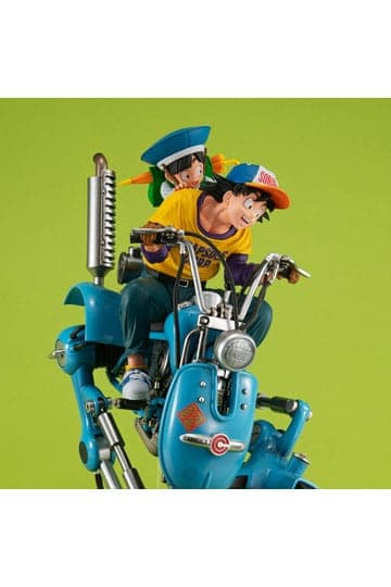 Dragon Ball Z Desktop Real McCoy EX PVC Diorama Son Goku & Son Gohan & Robot with two legs 20 cm