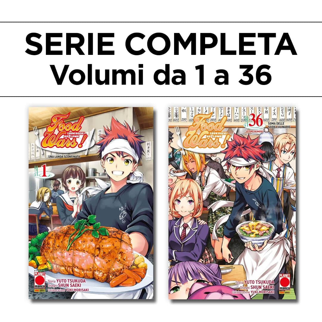 Food Wars 1/36 - Serie Completa - Panini Comics - Italiano