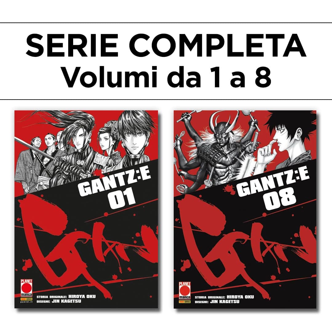 Gantz: E 1/8 - Serie Completa - Panini Comics - Italiano