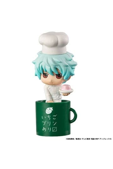 Gintama Ochatomo Series Trading Figure 5 cm Yorozuya Cafe Assortment 8 Pz