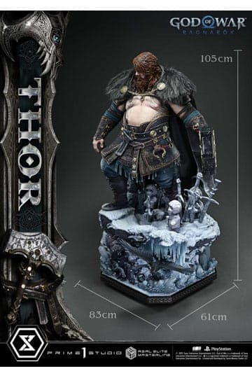 God of War: Ragnarök Real Elite Masterline Series Statue 1/3 Thor 105 cm