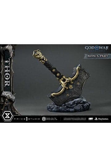 God of War: Ragnarök Real Elite Masterline Series Statue 1/3 Thor Deluxe Bonus Version 105 cm