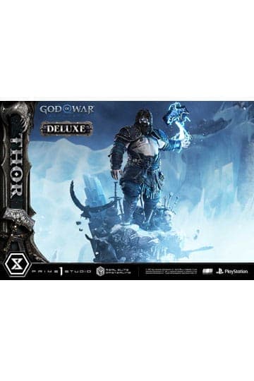 God of War: Ragnarök Real Elite Masterline Series Statue 1/3 Thor Deluxe Version 105 cm