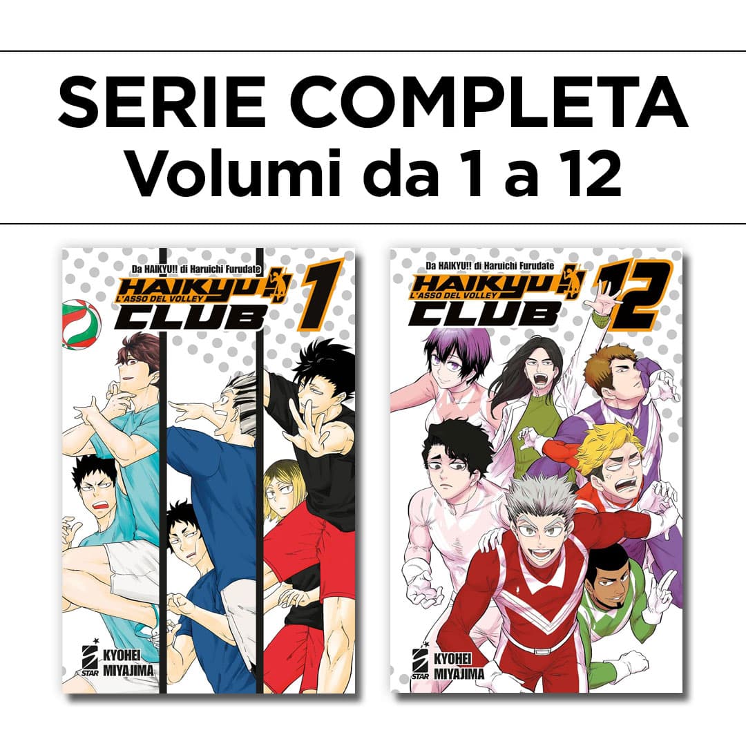 Haikyu!! Club 1/12 - Serie Completa - Edizioni Star Comics - Italiano