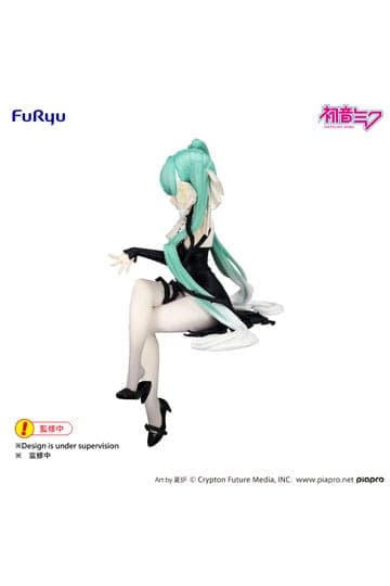 Hatsune Miku Noodle Stopper PVC Statue Flower Fairy White Rose 14 cm