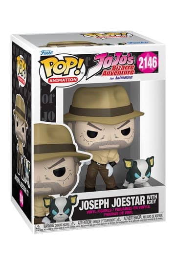 JoJo´s Bizarre Adventure Funko POP!&Buddy Animation Vinyl Figures Joseph & Iggy 9 cm #2146 - Animation