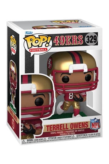 NFL: Legends Funko POP! Sports Vinyl Figure Legends- Terrell Owens(49ers) 9 cm #329 - Football