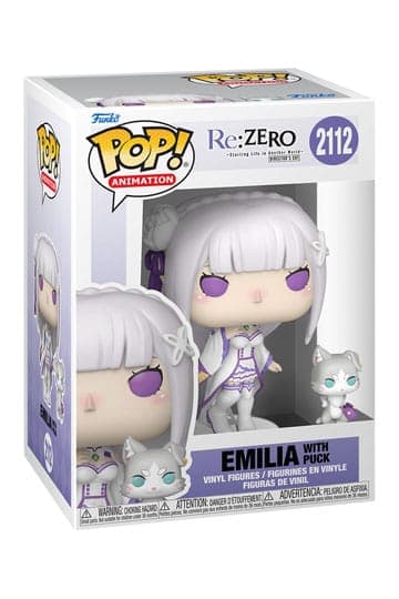 Re:Zero POP!&Buddy Animation Vinyl Figures Emilia w/Puck 9 cm #2112 - Animation
