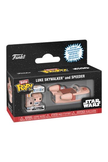 Star Wars Bitty POP! Rides Vinyl Figure Luke Skywalker and Speeder - Bitty