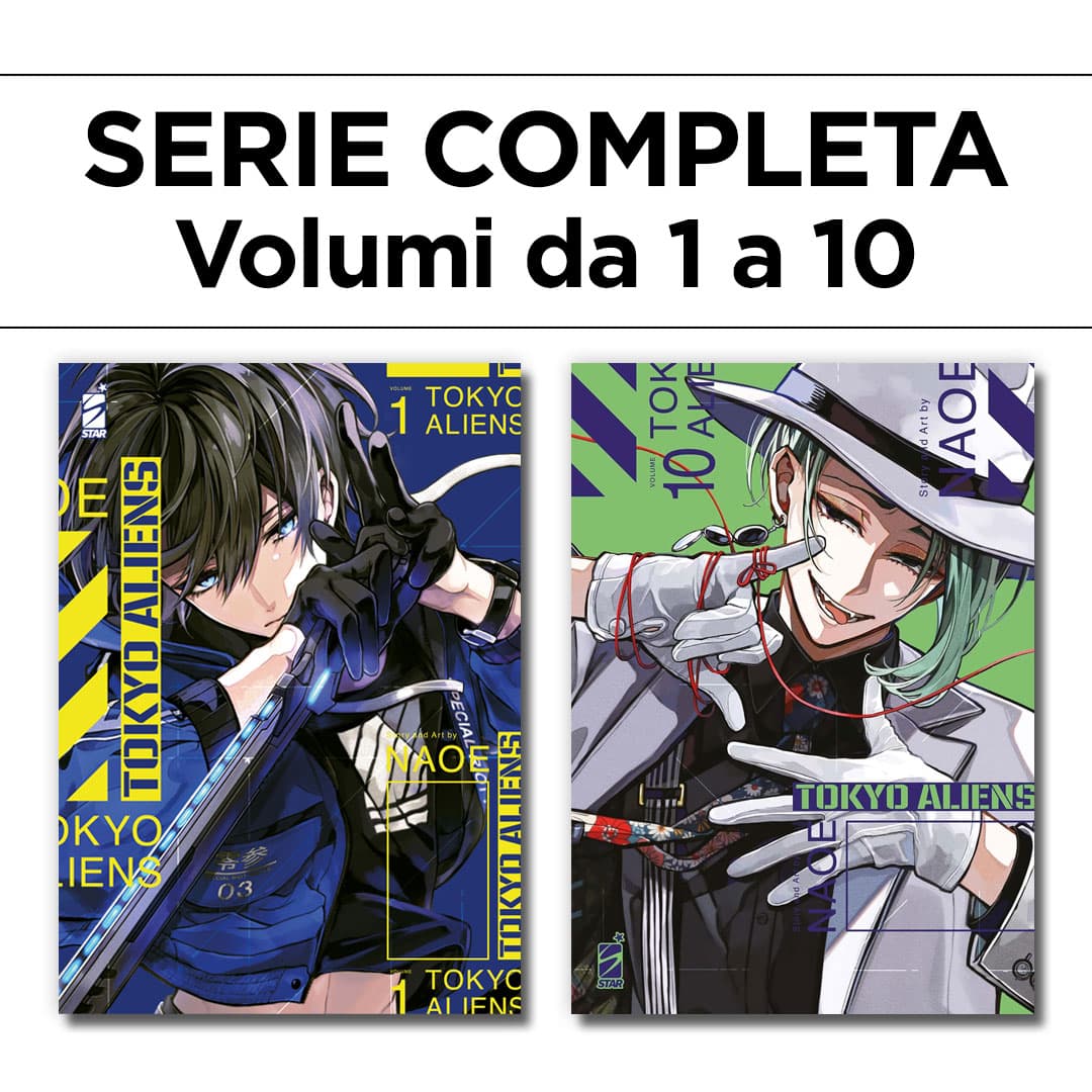 Tokyo Aliens 1/10 - Serie Completa - Edizioni Star Comics - Italiano