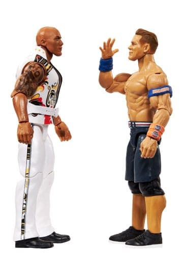 WWE Main Event Showdown Action Figures The Rock Final Boss vs John Cena 2-Pack 15 cm