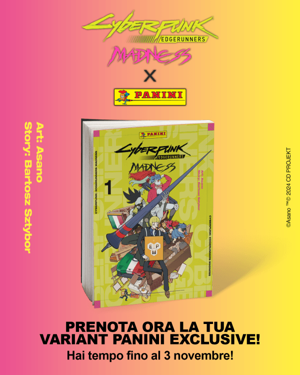 Cyberpunk - Edgerunners Madness 1 - Variant Panini Exclusive - Panini Comics - Italiano
