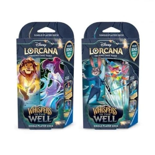 Disney Lorcana - 2x Bundle Starter Deck - Sussurri nel Pozzo - Whispers in the Well - Inglese