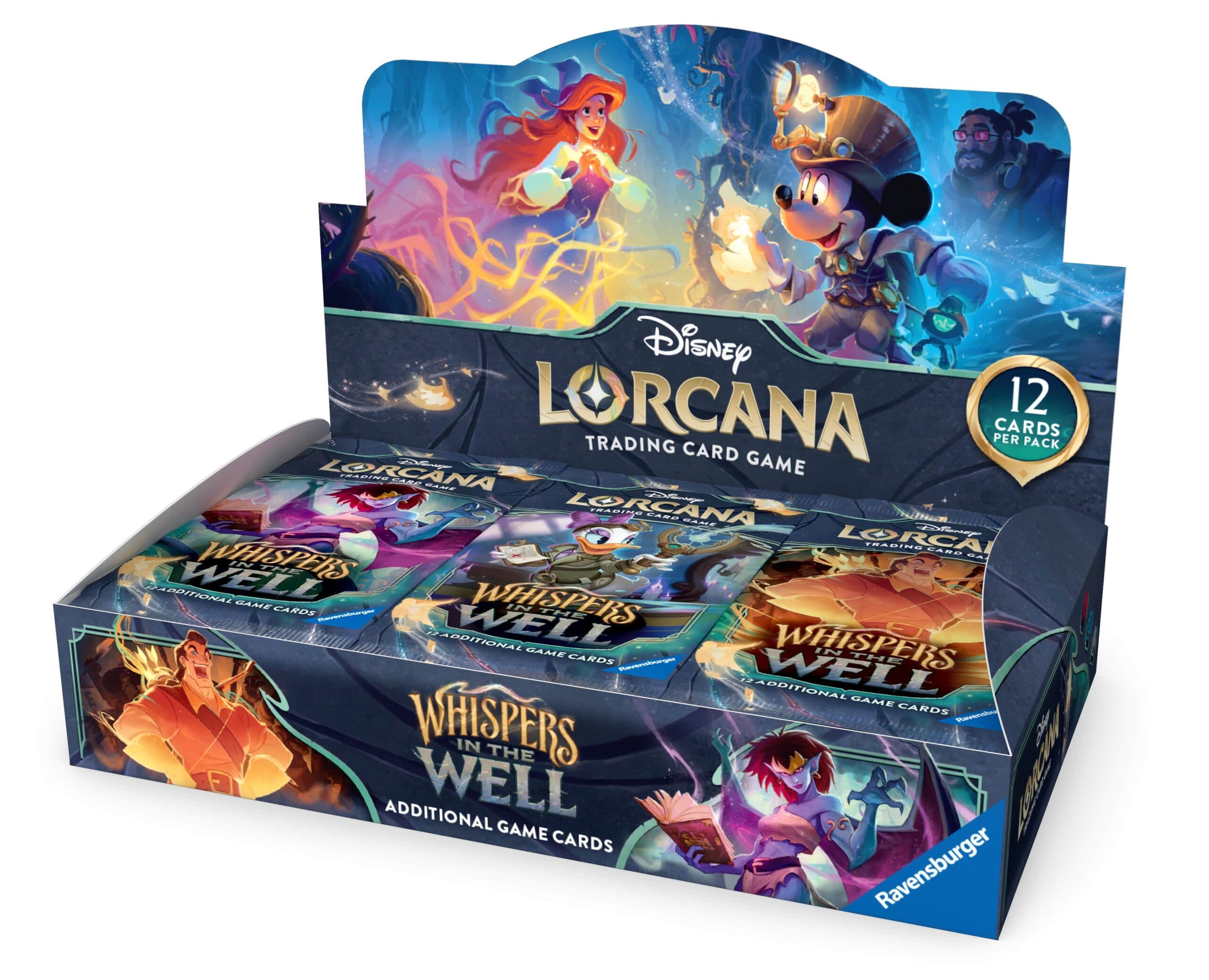 Disney Lorcana - Box 24 Buste - Sussurri nel Pozzo - Whispers in the Well - Inglese