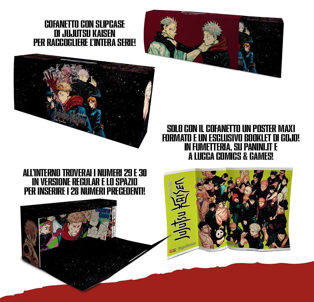 Jujutsu Kaisen - Sorcery Fight Cofanetto Vuoto (con Vol. 29-30) - Panini Comics - Italiano