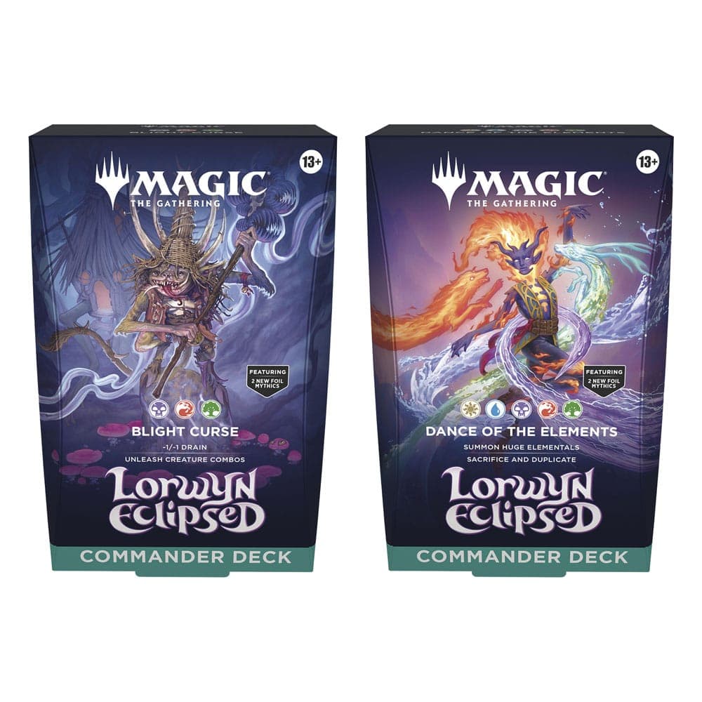 Magic: The Gathering - Lorwyn: Eclipsed - Commander Deck Dance of the Elements + Blight Curse - Inglese