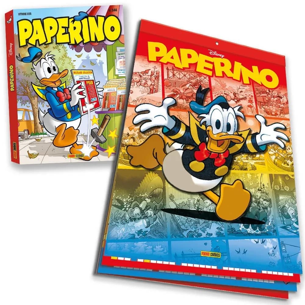 Paperino 544 + Calendario da Parete 2026 - Panini Comics - Italiano