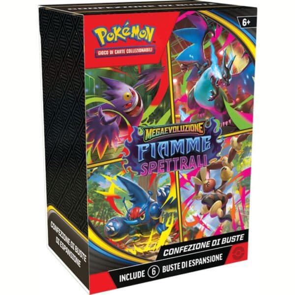 Pokémon Megaevoluzione - Fiamme Spettrali Bundle - 6 buste - Italiano