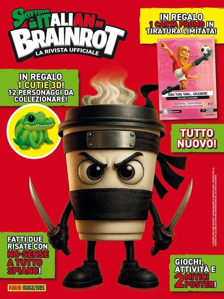 Skifidol Italian Brainrot - La Rivista Ufficiale 4 - Panini Junior 20 - Panini Comics - Italiano